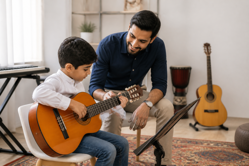 Skillifyr Academies image for music lessons for kids Kuwait beginners in Kuwait